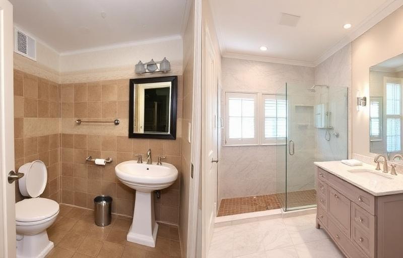 Bathroom Renovation before-and-after — Birmingham, AL