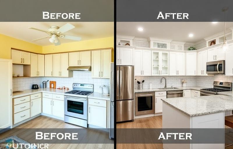 Kitchen Renovation before-and-after — Birmingham, AL